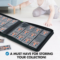 12 poches Toploader classeur carte à collectionner classeur chargeur supérieur classeur carte à collectionner Album adapté pour carte Tcg