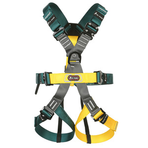 Al-Nasr Full-Body Safety Harness Dark Green For Climbing Aerial Traverse Cave Exploration Adult And Child Use - Product Image 2
