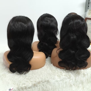 Letsfly Promotion 38.3$ 18 20inch Transparent Lace Body Wave Small Knot 13x4 Lace <b>Frontal</b> <b>Wigs</b> 100% Human Hair 180% 9A Wholesale - Product Image 3