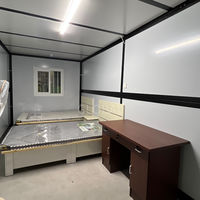 Maison conteneur pliable de type X personnalisable et mobile de 20 pieds avec isolation thermique