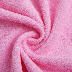 Özel toptan 320gsm çift taraflı rulo tarafından Yard emici yumuşak % 100% pamuk havlu havlu kumaş havlu bez bornoz - Product Image 4