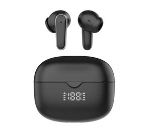 Écouteurs sans fil True Wireless avec écran LCD numérique 5.4, réduction active du bruit, étanchéité IPX5, faible latence, 6h d'autonomie en conversation - Product Image 1