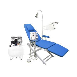 Unidad de Silla Dental Portátil a Precio Económico, Silla Plegable Móvil <span class=keywords><strong>con</strong></span> Unidad de Turbina Montada en la Pared - Product Image 3