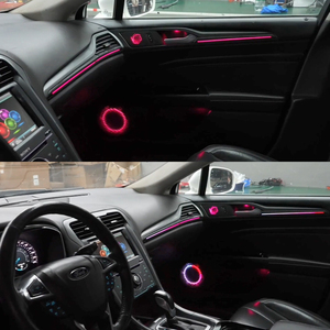 Luz Ambiental de 64 Colores para Ford Mondeo 2013-2021, Accesorios de Actualización de Iluminación LED Interior para Automóvil - Product Image 2
