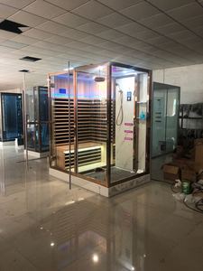 Cabine de <span class=keywords><strong>douche</strong></span> sauna extérieure <span class=keywords><strong>Hammam</strong></span> et Cabina Doccia Con Sauna 150x130 - Product Image 2