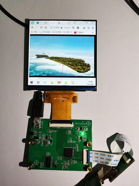 Custom 4.0 inch tft lcd 480RGB*480 touch screen lcd display panel module with HD MI board