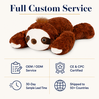 Peluche de vache des Highlands lestée avec logo personnalisé, en fausse fourrure shaggy, décoration de ferme, cadeau sensoriel, vente en gros, usine OEM ODM, 45 cm 75 cm
