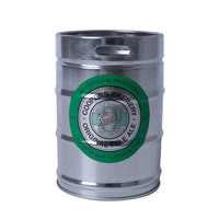 Bidon en fer blanc en forme de fût d'huile, diamètre 77*H110mm, pour stockage alimentaire, avec couvercle à couronne, impression offset, finition mate, pour biscuits, snacks, gâteaux