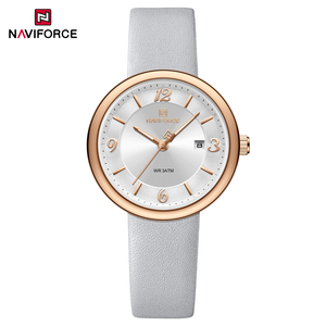 นาฬิกา NAVIFORCE รุ่น 5076 นาฬิกาควอตซ์ดีไซน์หรู กันน้ำ 3 ATM พร้อมปฏิทิน สำหรับสุภาพสตรี - Product Image 3