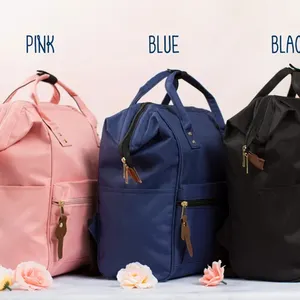 शिशुओं के बैकपैक महिलाओं के लिए निजीकृत उच्च क्षमता वाला डायपर बैग मोनोग्राम बैकपैक यात्रा बैग