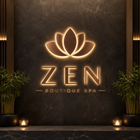Enseignes LED lumineuses en acrylique massif sur mesure avec éclairage latéral, lettres de marque lumineuses pour studio de design créatif et décoration murale d'agence d'architecture