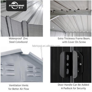 <span class=keywords><strong>Abri</strong></span> mobile robuste 6x4 pieds, abris <span class=keywords><strong>de</strong></span> <span class=keywords><strong>jardin</strong></span>, stockage, niche pour chien résidentielle - Product Image 4