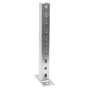 200mm Length Zinc Plated Unbraced Cantilever <b>Brackets</b> Wall Plate Welded on 27x18x1.2mm C Shape Profile for Simplify Fixing - Product Image 3