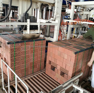 पूरी तरह से स्वचालित पैलेलेटिज़र ईंट पैकिंग बैलिंग स्वचालित पैलेट स्ट्रैपिंग मशीन - Product Image 2