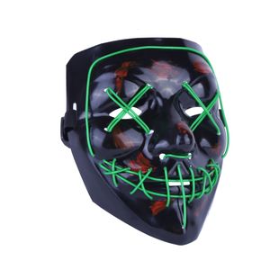 Mascarilla <span class=keywords><strong>de</strong></span> cara <span class=keywords><strong>completa</strong></span> con luz LED para Halloween, máscaras decorativas para Día <span class=keywords><strong>de</strong></span> <span class=keywords><strong>los</strong></span> <span class=keywords><strong>muertos</strong></span>, 7 colores - Product Image 5