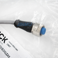 Sensor Fotoelektrik Difus Miniatur SI-CK WTB8-N1111 W8 dengan Penekanan Latar Belakang, 5-100 Mm, LED Merah Terlihat 650 nm, NPN