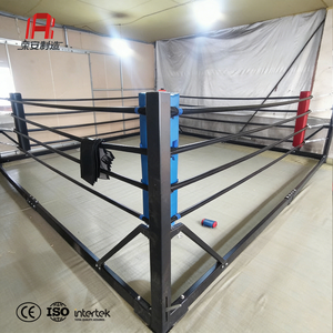 Anneau de compétition Sanda pliable et extensible sur mesure 4*4m 5*5m, ring de <span class=keywords><strong>boxe</strong></span> Muay Thai pliable - Product Image 4