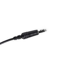 Raytalk ANR Active Noise Cancelling (ENC) Headset Pilot Penerbangan Kualitas Premium Plastik Hitam Aksesori Headphone Cetakan Khusus