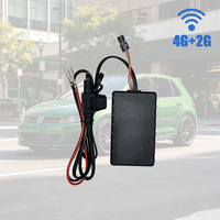 Rastreador GPS para Vehículos, Dispositivo de Rastreo para Automóviles con Seguridad a través de 4G LTE M NB2, Arnés Cableado
