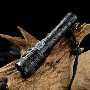 High Lumen L2 LED Flashlight Type-C Rechargeable Emergency Torch Light Outdoor Camping EDC Flashlights