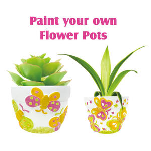 Làm cho của riêng bạn thạch cao chậu hoa bức tượng nhỏ trẻ em sơn thiết lập 3D sơn thạch cao DIY <span class=keywords><strong>Craft</strong></span> kit đồ chơi cho trẻ em - Product Image 6