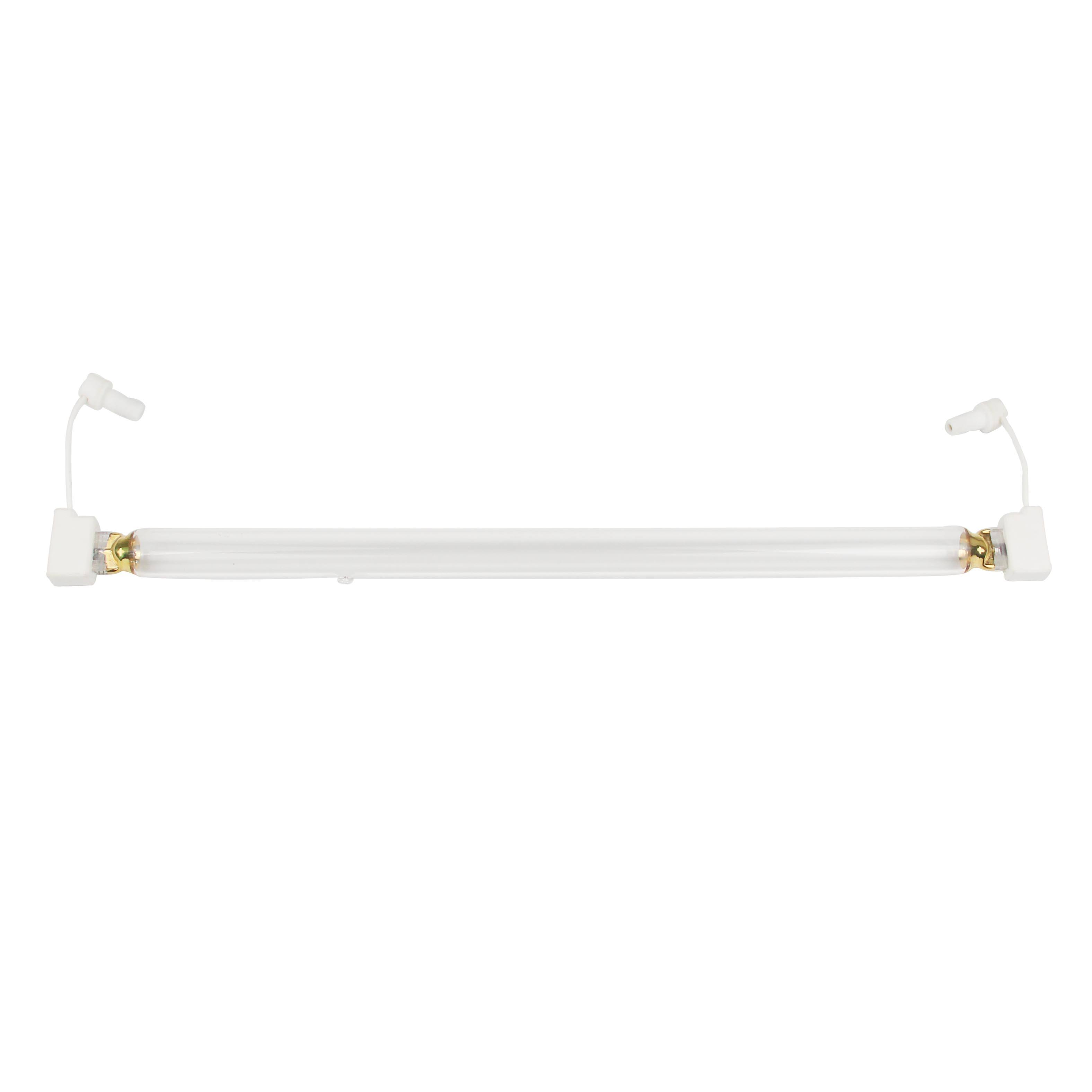 Plaqué or, fils blancs, verre transparent