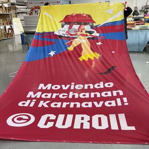 Striscione in Rete Portatile Impermeabile Resistente ai Raggi UV in Poliestere <span class=keywords><strong>Antivento</strong></span> con Grafica Digitale - Product Image 6