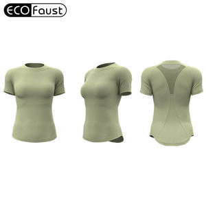 Dryfit kaus Logo kebugaran kaus kompresi 3D olahraga grosir kaus poliester olahraga desain Tiongkok - Product Image 2