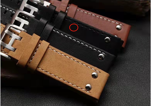 Jettda Adaptado A H Amil Ton Jazz Khaki Aviation Field H Amil Ton Correa De Reloj De Cuero 20 /22mm - Product Image 4