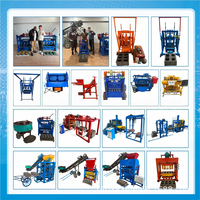 Machine à fabriquer des briques creuses en béton Vibrotech avec moteur hydraulique et moteur à essence 220V/380V Garantie 1 an