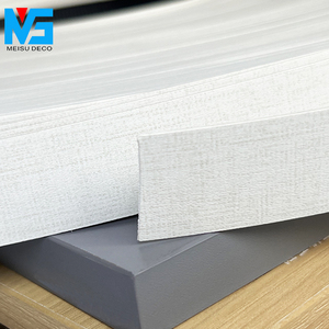 Meisu White Paper Texture Matt UV Edge Banding Strip para muebles de MDF/madera contrachapada/<span class=keywords><strong>OSB</strong></span>, material de PVC/ABS, ancho/logotipo personalizado - Product Image 6