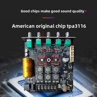 Modul Amplifier Digital TB21 TPA3116 Asli 2.1 Saluran Eksklusif Lintas Batas untuk Nada Tinggi Rendah dan Bass Berat