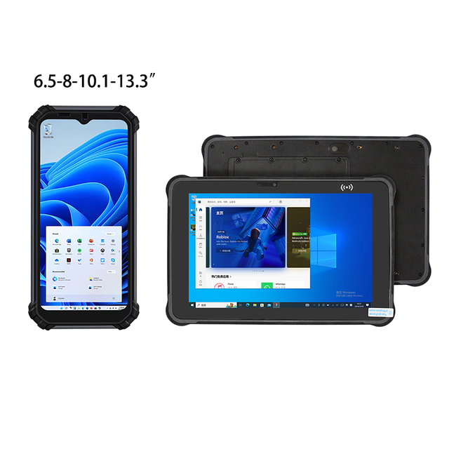 OEM 6.5/8/10.1/13.3" Windows Industrial Rugged Handheld Terminal with NFC 4G LTE 2D Barcode Scanner Pocket PC-in Stock