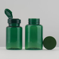 Flacon de pilules personnalisé de 250 ml et 225 ml pour les soins de santé, à large ouverture, scellé, en PET, avec bouchon à clapet en plastique