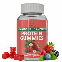 Gummies à la pastèque à haute teneur en protéines avec 10g d'isolat de protéines de lactosérum, vente en gros d'usine, OEM, marque privée personnalisée