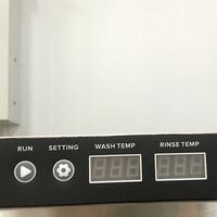 Nouvelle Lave-vaisselle Commerciale Moderne en Acier Inoxydable 304 à Capot Automatique, Double Pompe, Séchage à Air Chaud, Lavage Réglable