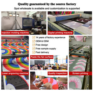 Abanico Plegable de Bambú de 21 cm al por Mayor con Logo Personalizado Impreso Nuevo Estilo DIY para Recuerdo de Boda o Regalo Promocional - Product Image 5