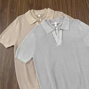 เสื้อโปโลแขนสั้นผู้ชาย สีเทา สีกากี MLXL2XL3XL เสื้อผ้าลำลองสำหรับเยาวชน - Product Image 4