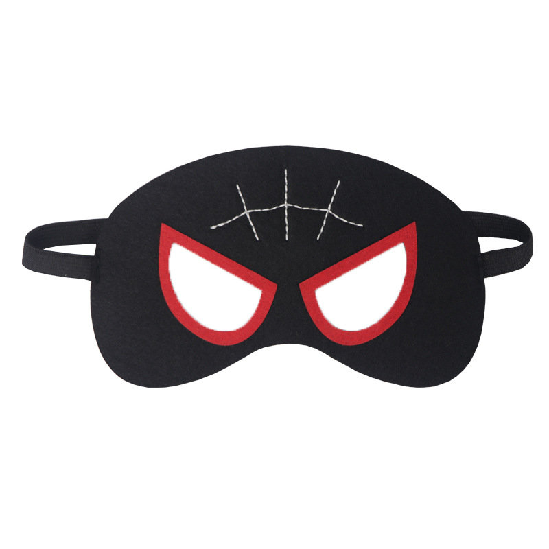 Maschera nera spider-man-taglia unica