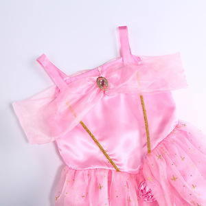 BAIGE Ailuo rose princesse robe belle au bois dormant robe robe filles scène Performance Costume pour Halloween pour la tenue des enfants - Product Image 4