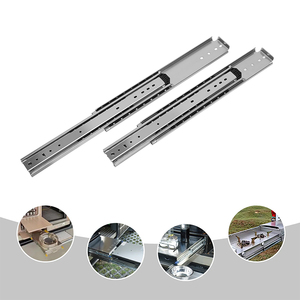 Heavy Duty Locking <strong>Drawer</strong> <strong>Slides</strong> Ball Bearing <strong>Drawer</strong> <strong>Slide</strong> Cold Rolled Steel <strong>Drawer</strong> <strong>Slides</strong> With Lock - Product Image 1
