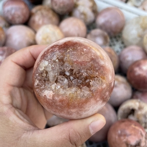 Bán Sỉ Quả Cầu Thạch Anh Tím Màu Hồng Tự Nhiên Hiếm Hình Cầu Thạch Anh Tím Màu Hồng Quả Cầu Druzy Để Trang Trí - Product Image 4