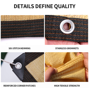 Abri pare-soleil pliable et léger, protection UV, tente imperméable de grande taille pour terrasse et fêtes - Product Image 6