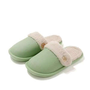 Nouvelle Collection Automne Hiver – Mules Décontractées en Coton Amovibles, Chaudes, à Semelle Épaisse en <span class=keywords><strong>EVA</strong></span>, pour Couples, en Peluche – Vente en Gros - Product Image 2