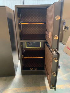 Hộp két sắt mini gia dụng Yinlong có chức năng chống trộm, tủ đầu giường toàn thép, mở bằng vân tay và mật khẩu - Product Image 3