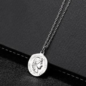 MECYLIFE Suisse 10 Rappen Confoederatio Helvetica Pendentif Breloque Minimaliste en Acier Inoxydable Collier Pièce de Monnaie - Product Image 4