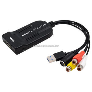 HD-MI AV s-vidéo vers USB carte de capture vidéo convertisseur analogique-numérique enregistreur pour jeu Streaming magnétoscope VHS caméscope DVD - Product Image 1