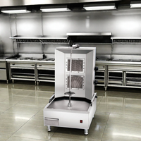 Hôtel de luxe commercial et restauration gaz bureau Shawarma Machine nouvel état 4 Bumers pour Restaurant Banquet équipement de cuisine
