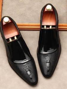 Chaussures habillées formelles pour hommes, italiennes, à couture norvégienne, à lacets carrés, en daim, faites à la main, brûlées, respirantes, légères - Product Image 6