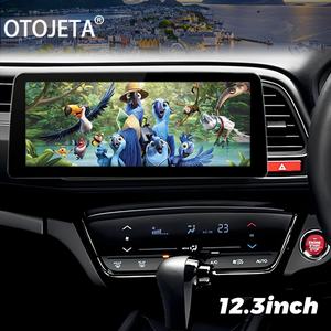 Reproductor de Video para Auto con Pantalla Ancha de 12.3 Pulgadas, Android 13, Radio Estéreo para Honda VEZEL HRV 2015 2018 (Volante a la Derecha), GPS, Multimedia, Carplay, Unidad Principal - Product Image 1